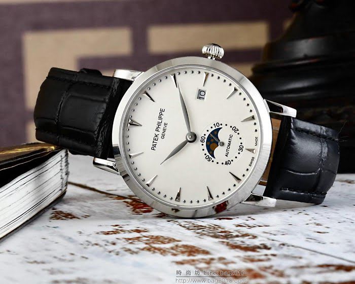 百達翡麗PATEK PHILPPE 全自動機械機芯 防劃花高級藍寶石鏡面 精品男士腕表  wssb3574